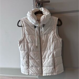 Calvin Klein White Puffer Vest
